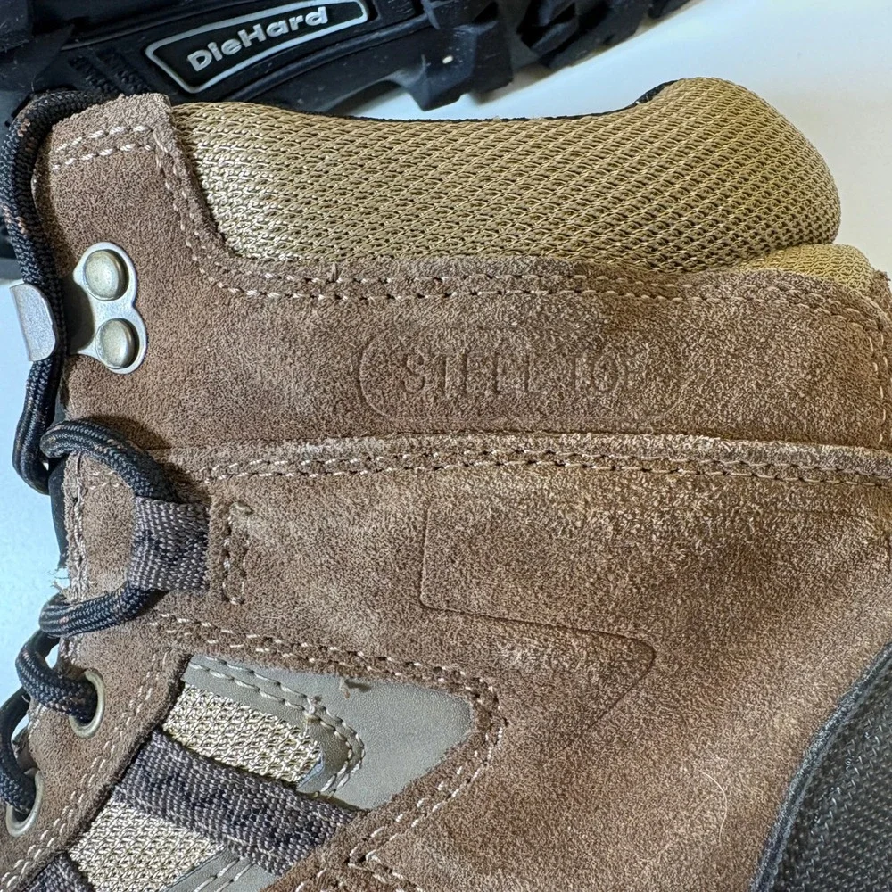 DieHard Men Mars Steel Toe Work Boot 13W Brown Oil Slip  display picture 3